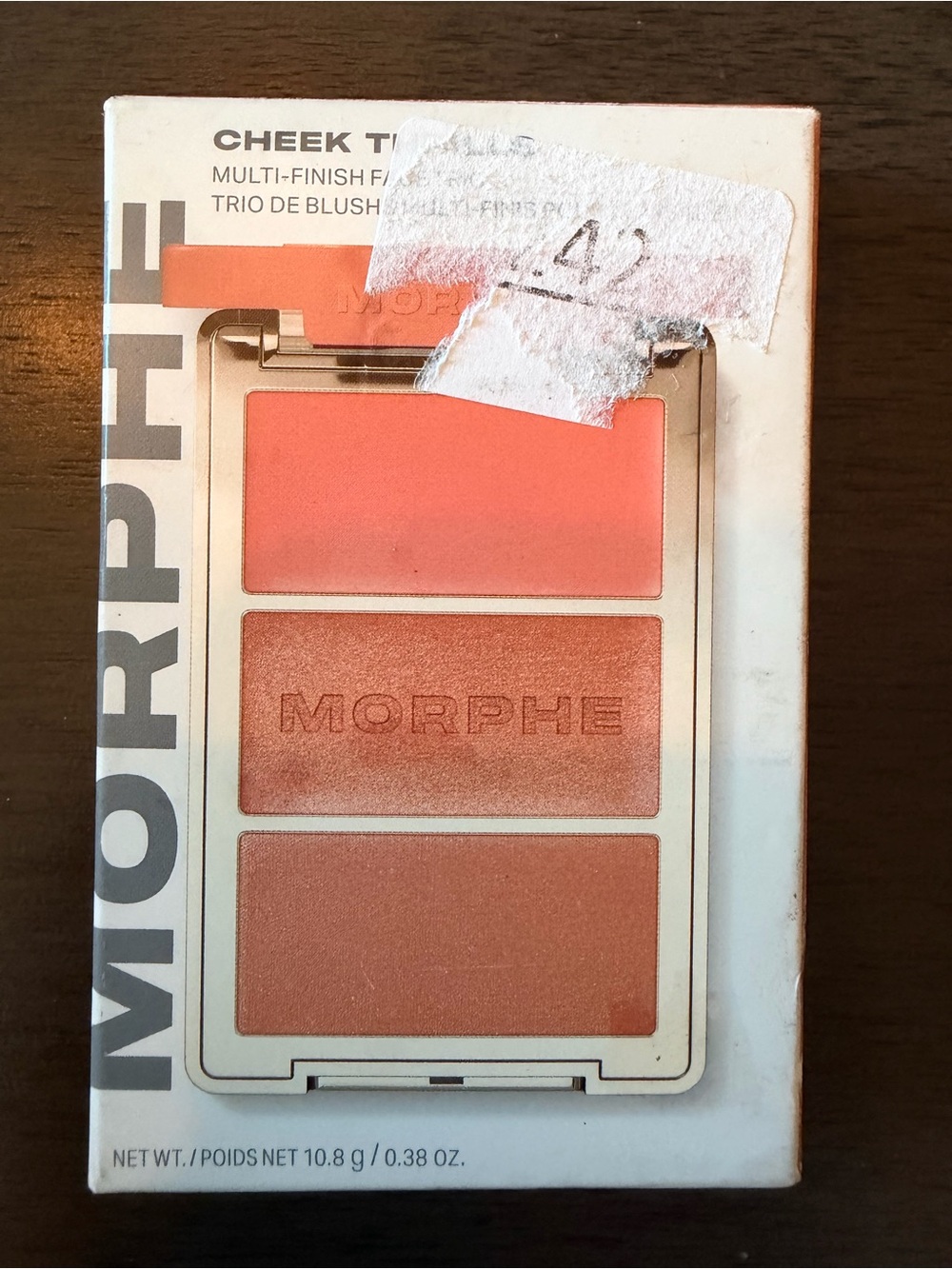 Morphe Cheek Trio Palette - Coral, Peach & Bronze